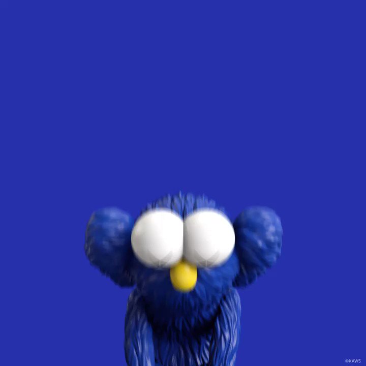Kaws “Time Off” Blue Vinyl Figure Authentic Brand | eBay