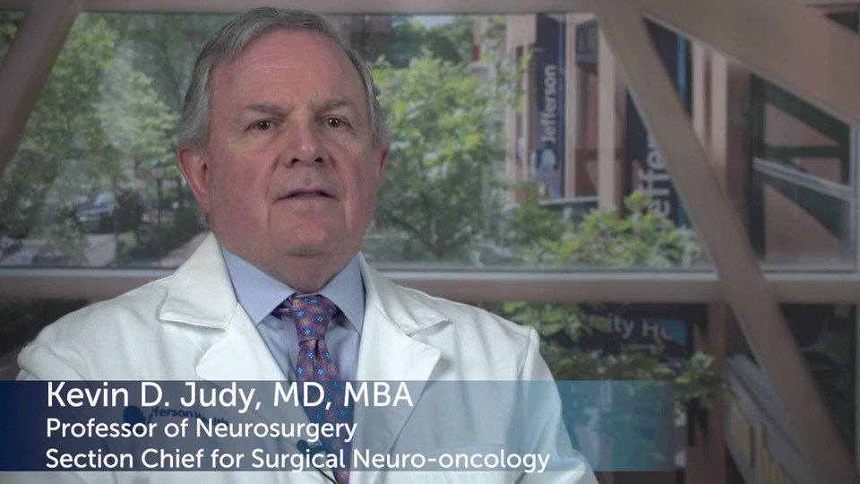 How is a glioma treated? Jefferson #neurosurgeon Dr. Kevin Judy shares: http://JeffersonHealth.org/BrainTumor .