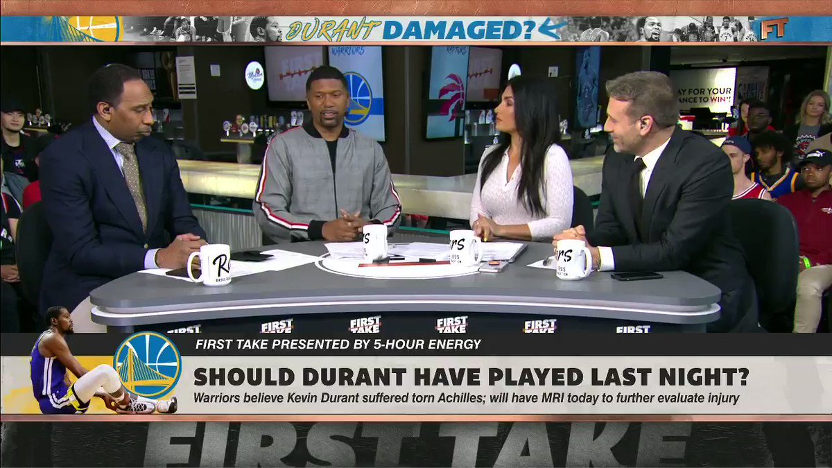 "Everybody's fake acting like they care about KD's best interest when they don't. It's phony to me."
—@JalenRose