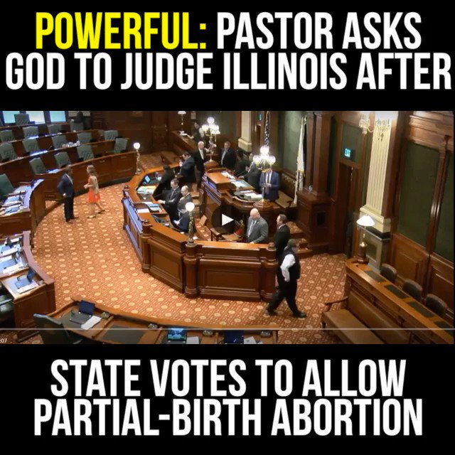 WOW! Pastor Cory Musgrave ASKS GOD TO JUDGE Illinois for its pro-abortion law @POTUS @realDonaldTrump!
Illinois' partial-birth abortion law is MORE EXTREME than New York's, SHAMEFULLY allowing for DESTRUCTION of UNBORN!
Retweet if You Stand for Pastor Musgrave's BOLD PRAYER! 🙏