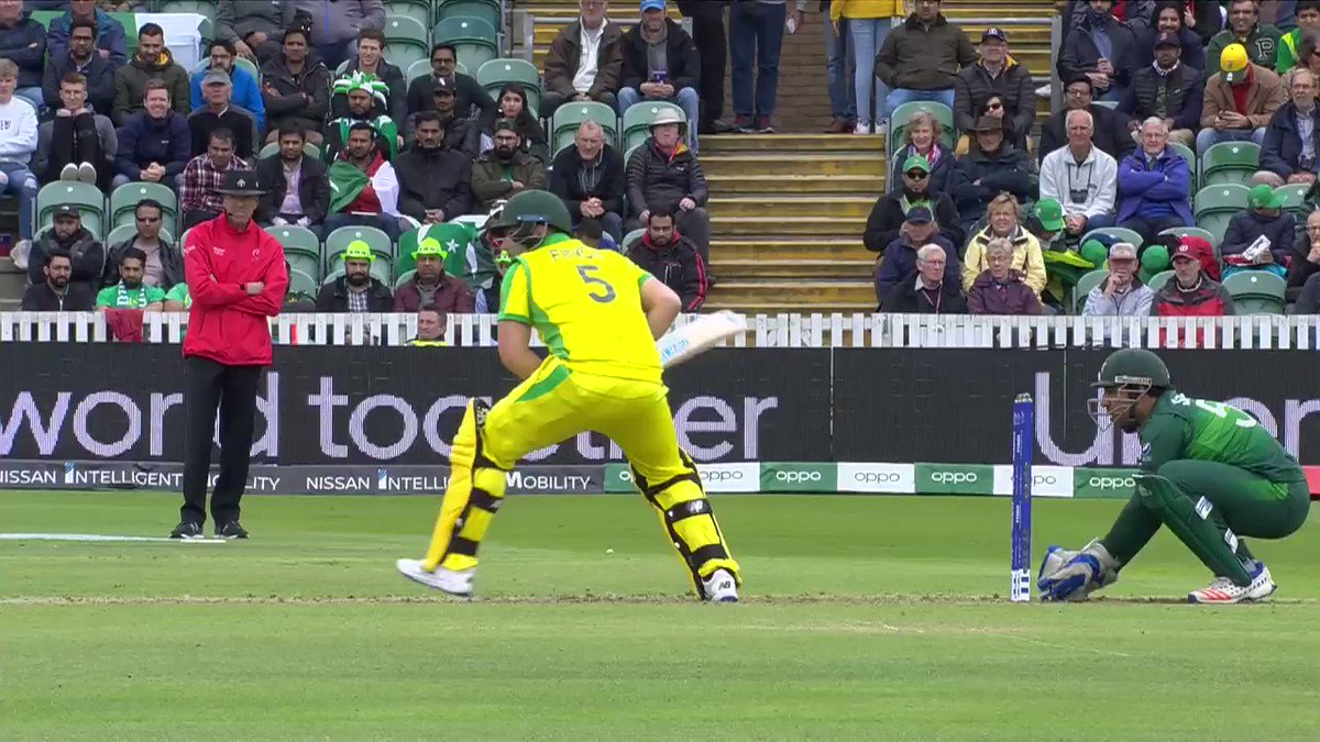 Finch hits Hafeez ➡ Hafeez hits Maxwell ➡ Maxwell runs out SarfarazThe options for the @Nissan Play of the Day from today's #CWC19 clash are all interconnected!Vote for your favourite 👇http://bit.ly/CWC19POTD