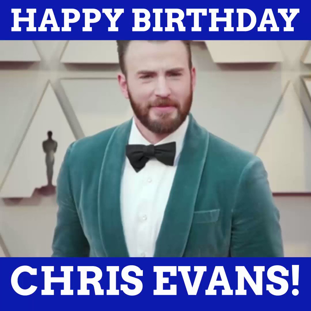 Happy birthday to our Captain America, Chris Evans!   