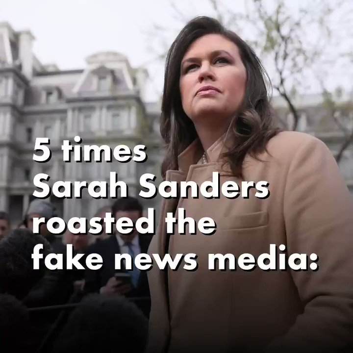 RT prageru: 🔥🔥 Don't mess with presssec Sarah Sanders.
Here are 5 moments the outgoing press secretary roasted the fake news media. #pragerforce #prageru #prageruniversity #prager #dennisprager