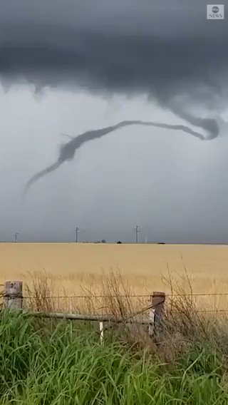 Funnel clouds spotted twisting in the sky over Oklahoma on Sunday as severe weather rolls across parts of the Plains and Midwest. https://t.co/nchmWPCDTO https://t.co/7DAzGevP2j