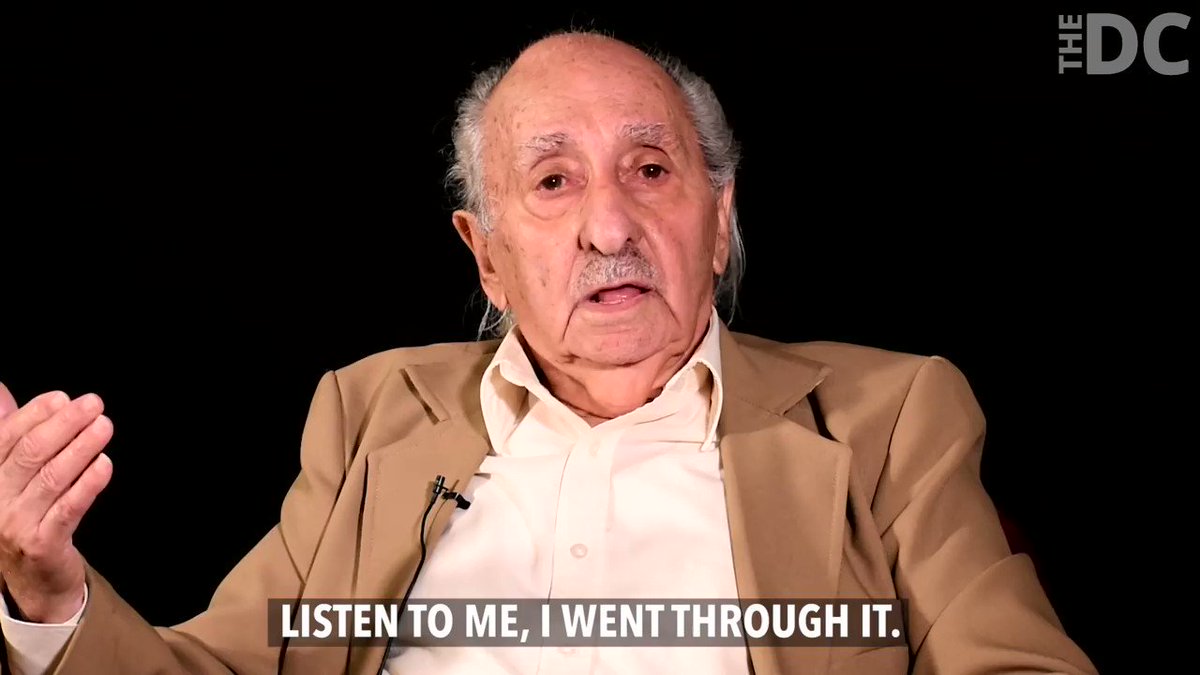 .@AOC this man who lived thru the horror of the Holocaust has something to say to u abt concentration camps!
You spit on the graves of millions who died in the camps! Watch his story & APOLOGIZE for ur sickening comment!
RETWEET IF U WANT HER TO RESIGN!!