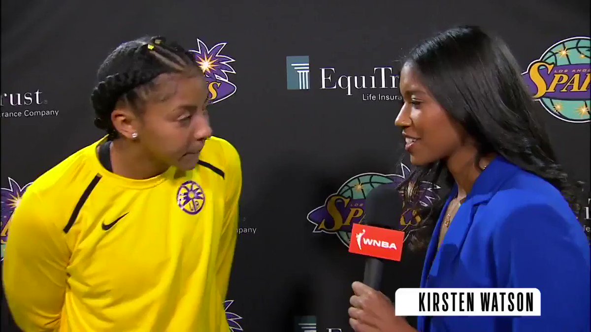 š£ļø @Candace_Parker talks about recovering from injury and fitting into new head coach @derekfisher's system with the @LA_Sparks!
#WNBA