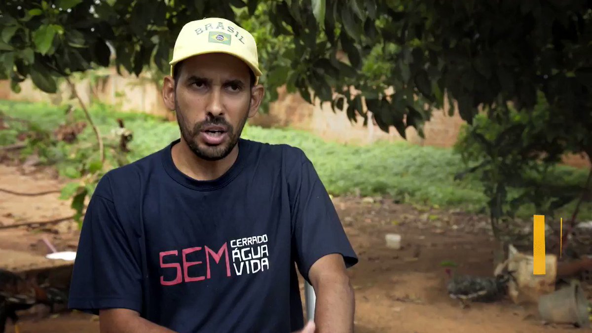 O Cerrado contribui com 94% da produção hídrica da bacia do São Francisco, 71% da Araguaia/Tocantins e 71% da do Paraná/Paraguai. Será que as pessoas que investem em seu desmatamento não percebem que estão acabando com a própria água? #SegureALinha #SemFlorestaSemVida