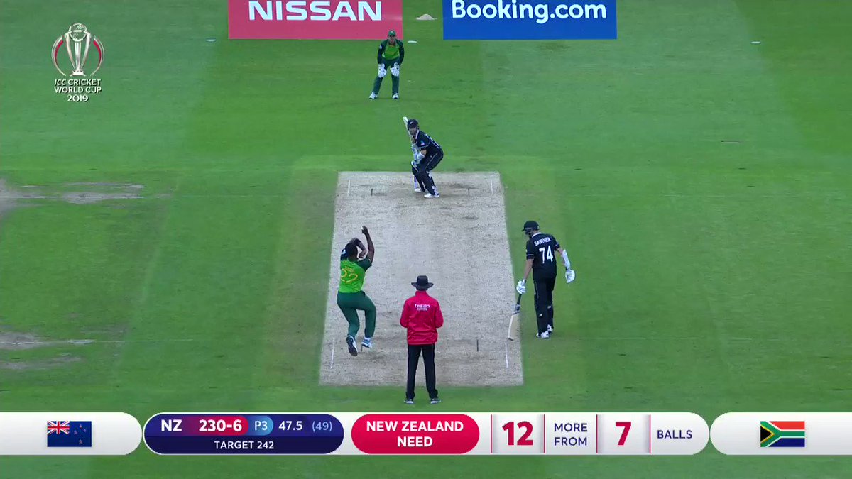 "I was just looking for a single to be honest" 😅#KaneWilliamson talks through the ice-cool penultimate-over boundary which helped decide the fate of the #NZvSA thriller.#CWC19