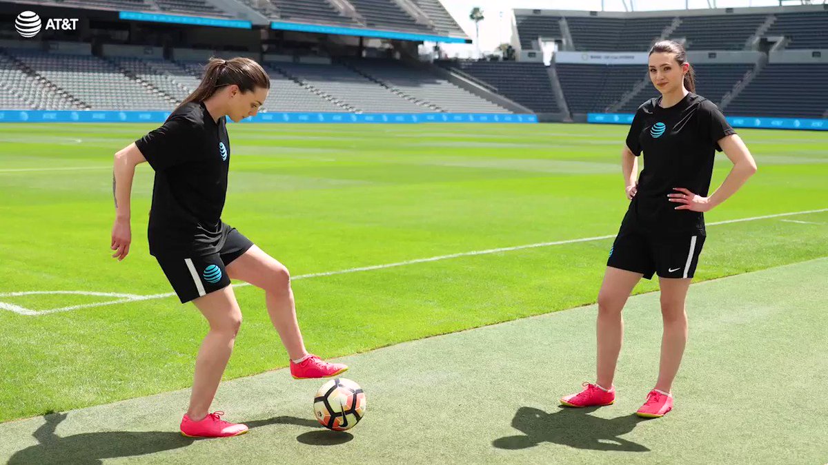 .@indicowie is keeping us entertained until the @USWNT vs Sweden game starts! Good luck to the πΊπΈ team. #NoGoalsNoGlory