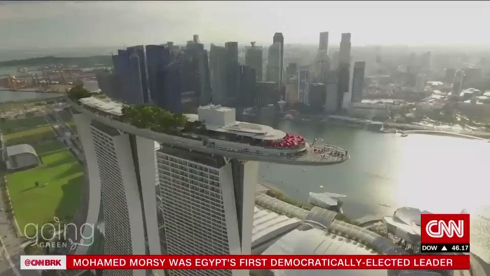 Singapore is one of the most densely populated cities in the world, but it's also one of the greenest. One man is helping the city-state become even more eco-friendly by turning recycled plastics into building products. https://cnn.it/2ICFJ17