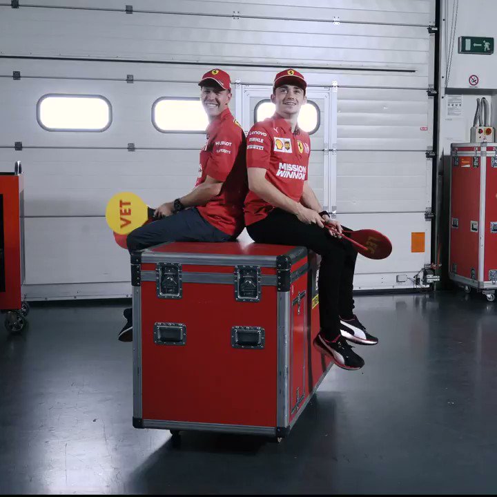 Episode 1 of our new challenge series between Seb & Charles! Just how well do these @scuderiaferrari teammates know each other? 😅 🤔