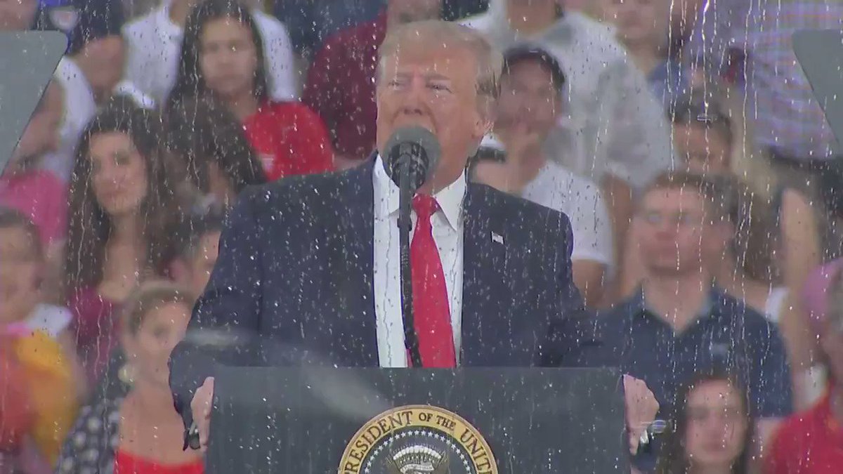 airports trump july 4