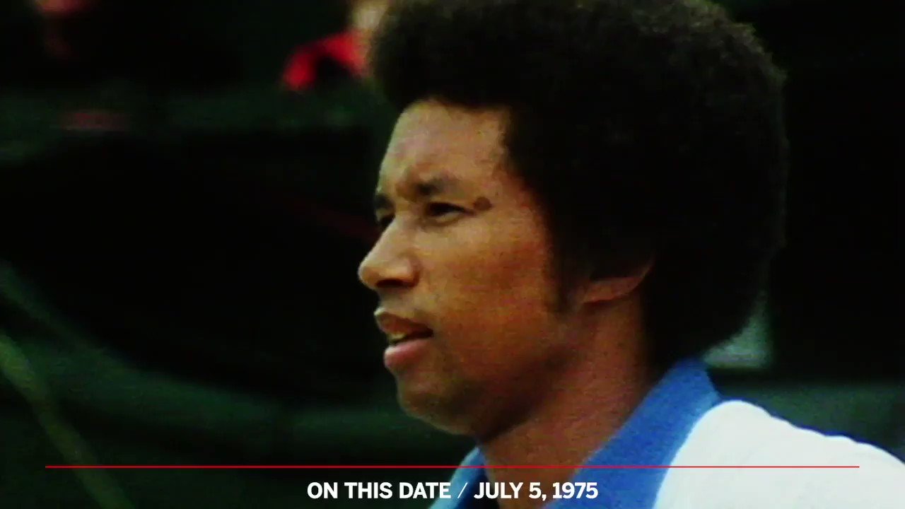 Happy birthday Jimmy Connors. Arthur Ashe has a present for you! 