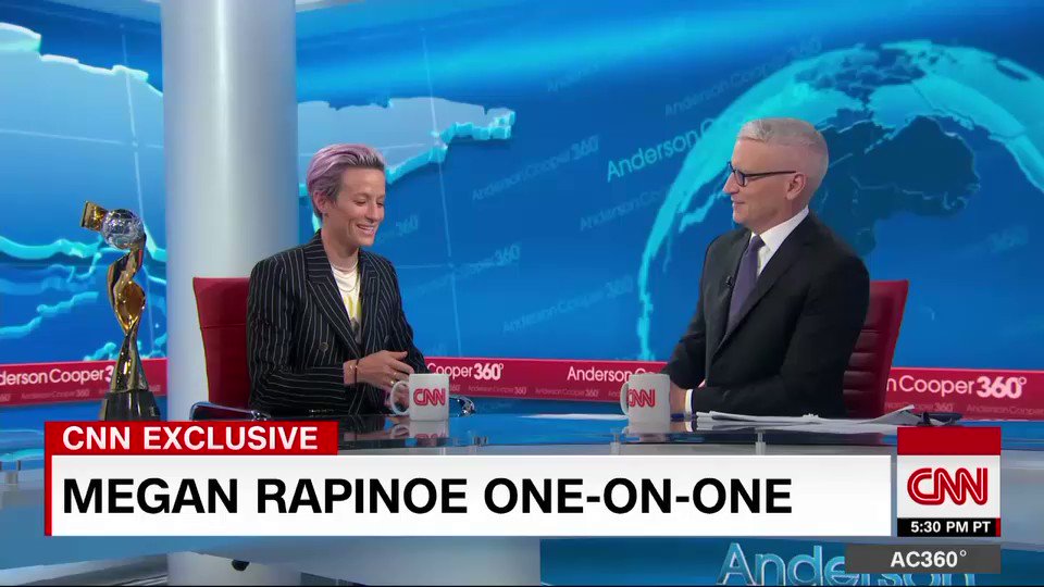 Megan Rapinoe says kneeling during the National Anthem was difficult, but not disrespectful, adding that she is hopeful there will be a day when she will not feel the need to kneel https://t.co/FSUr8pSaqo https://t.co/FQhsvifXDg