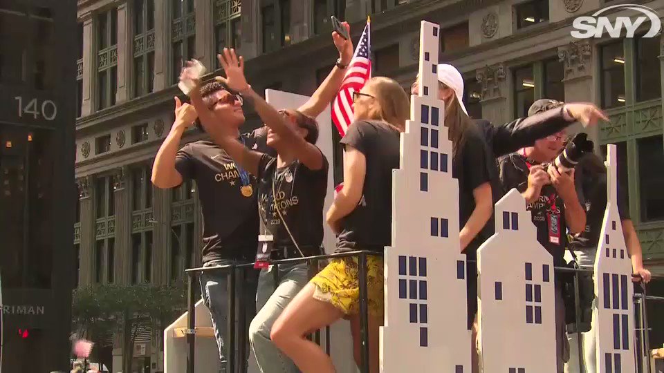 "EQUAL PAY!" #USWNTParade