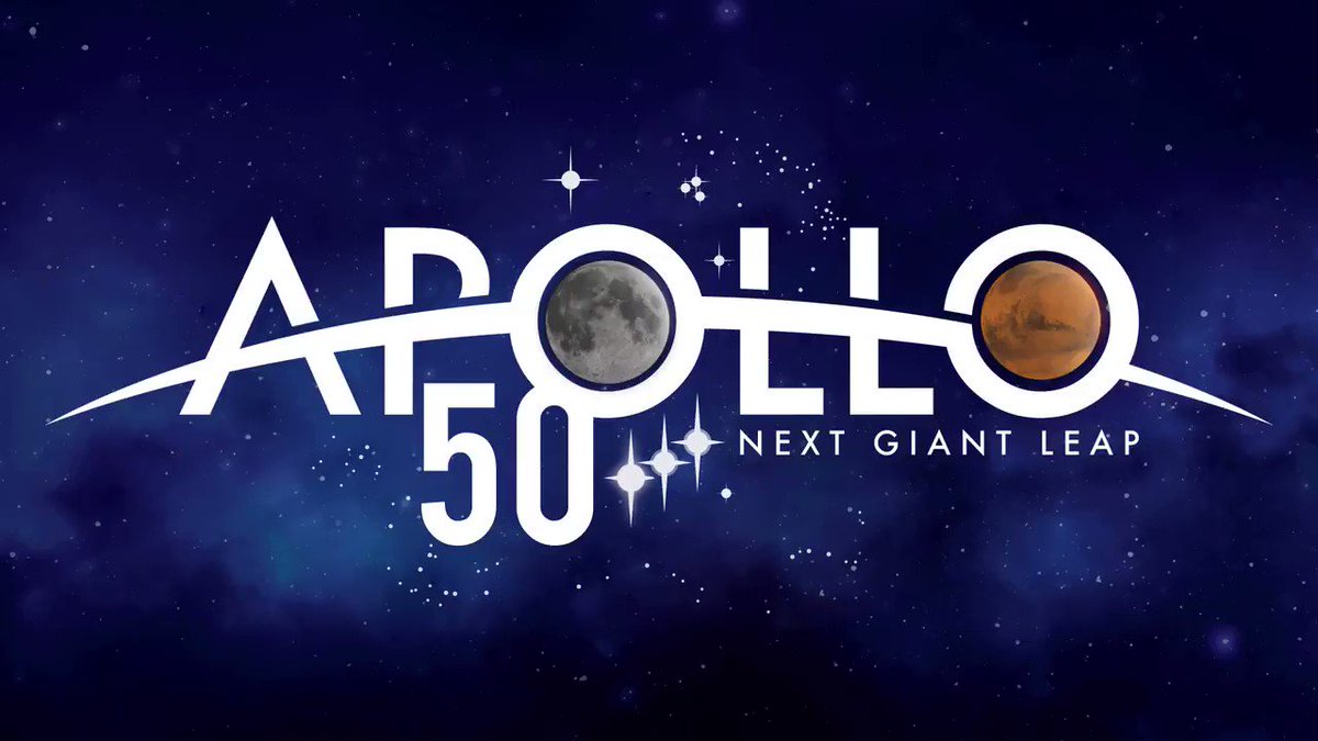 Fifty years ago, humans took their first steps on the Moon. The world watched as we made history.
This week, you can watch us salute our #Apollo50th heroes and look forward to our next giant leap for future missions to the Moon and Mars. Tune in: https://go.nasa.gov/2XCwqXW