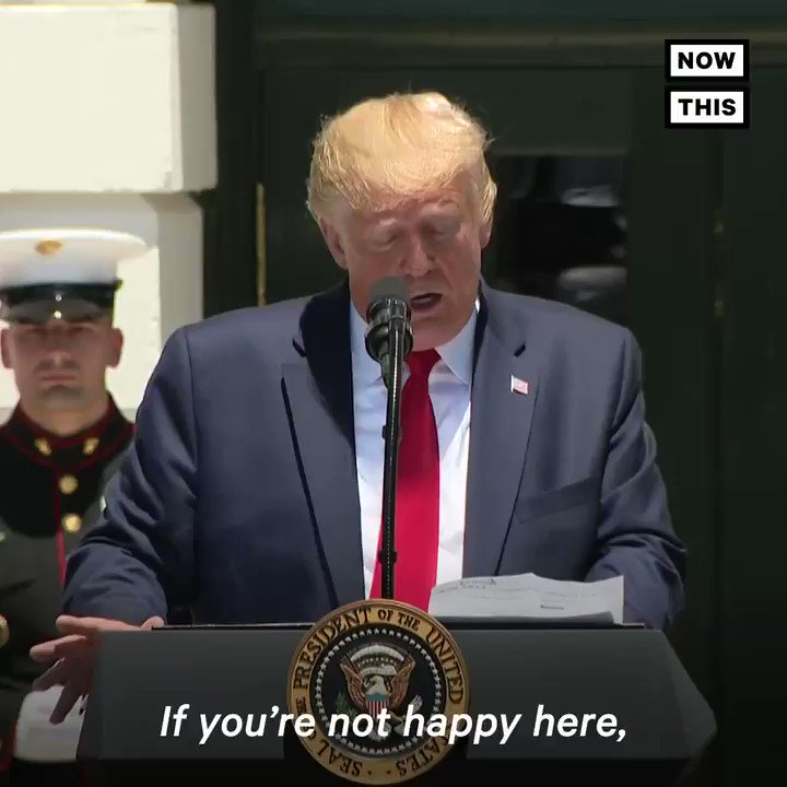 Trump just doubled down on his racist tweets attacking Democratic congresswomen