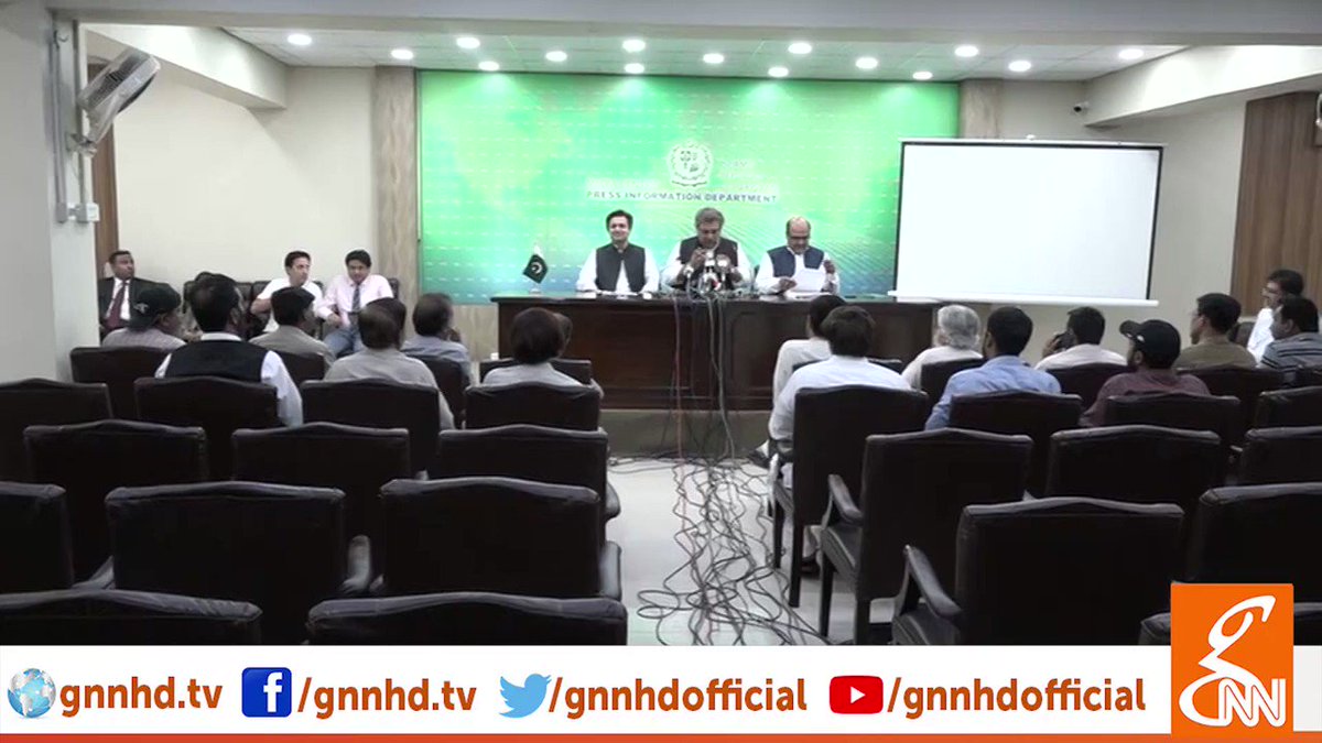 (1/3) Minister for Maritime Affairs Ali Haider Zaidi, Federal Minister for Economic Affairs Hammad Azhar & SAPM on Accountability Mirza Shahzad Akbar Press Conference Islamabad (16.07.19)
@AliHZaidiPTI
@ShazadAkbar
@Hammad_Azhar