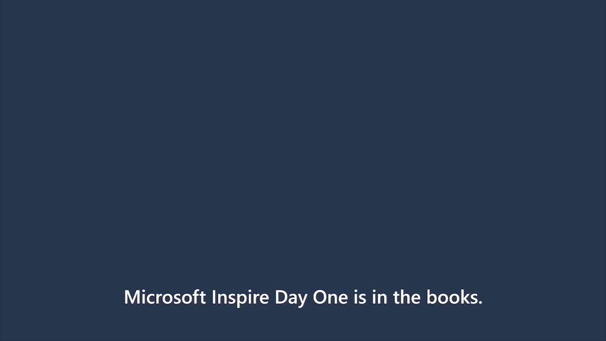 Video highlights from #MSInspire bring the excitement to every #MSPartner! Enjoy this quick look back at Day 1: