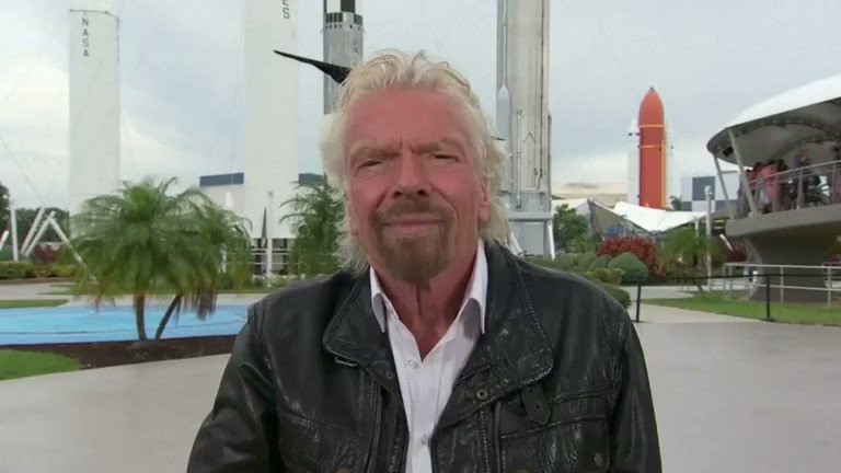 British billionaire Richard Branson remembers watching the moon landing on live television at the age of 19 and says he was inspired to found his own space-tourism company. More on the race to space: https://reut.rs/2LuvXAK