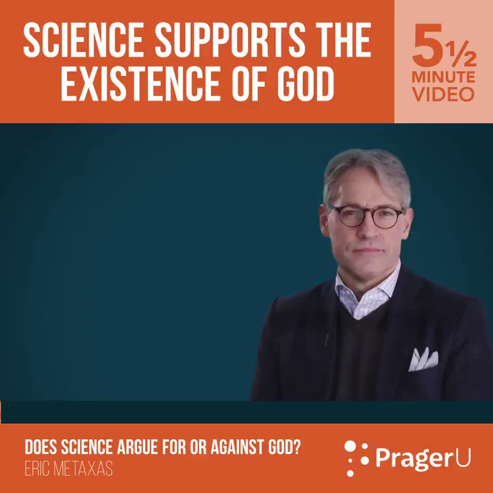 RT @prageru: Science doesn't deny the existence of God. https://t.co/3QZDJzymOA