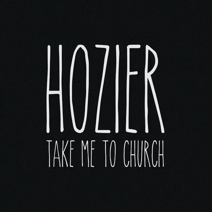 We've gone to church with @Hozier over a billion times. Amen! ⛪️ https://spoti.fi/takemetochurch