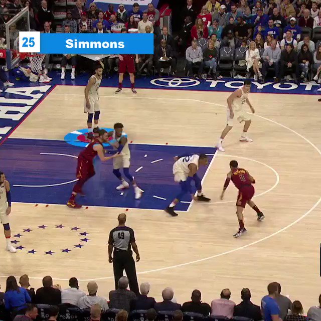 On this version of #NBABreakdown we celebrate @BenSimmons25 23rd Birthday with a one-handed dime to give him a triple-double in 2018!