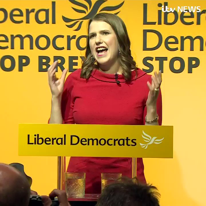 'I will do whatever it takes to stop Brexit'
New @LibDems leader Jo Swinson makes commitment that her party will continue campaigning for the UK to remain in the EU https://www.itv.com/news/2019-07-22/jo-swinson-declared-new-leader-of-liberal-democrats/ …