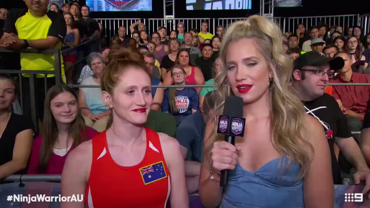 Ashlin Herbert gives Mt. Midoriyama everything he’s got! 💪#NinjaWarriorAU
