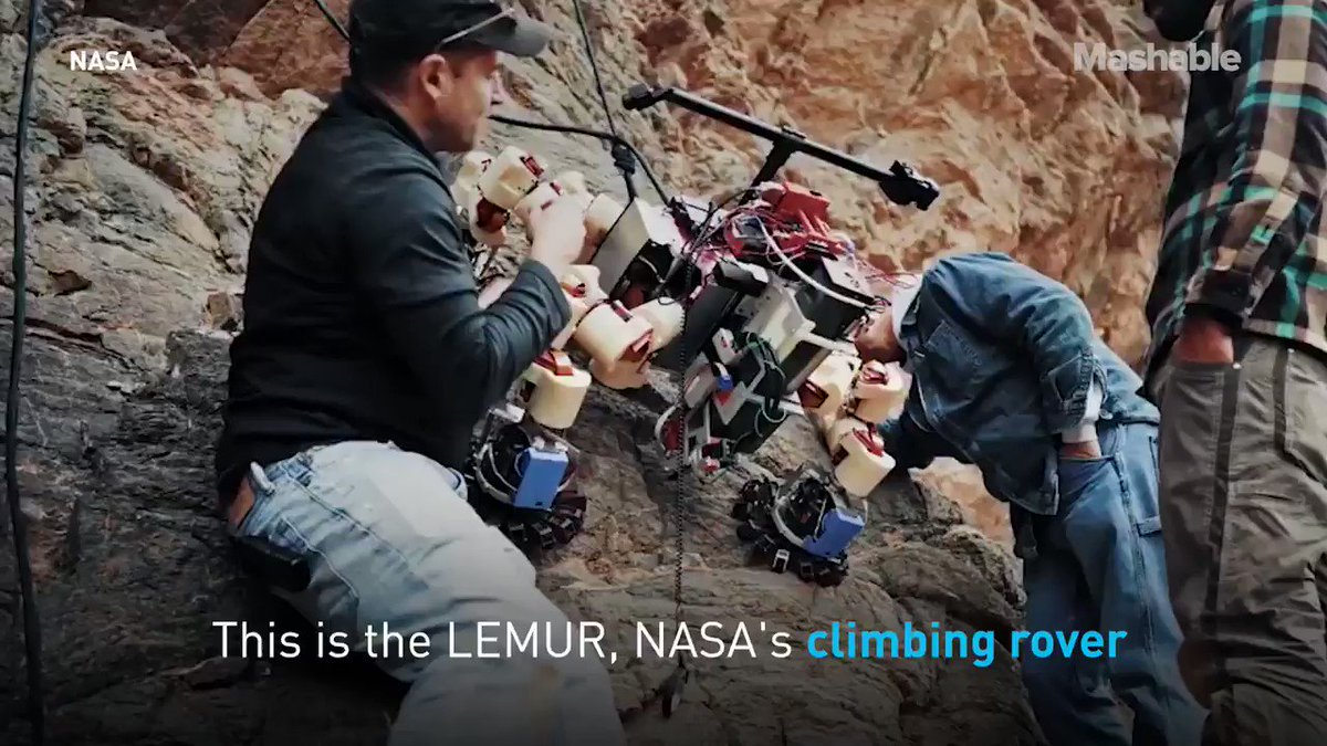 NASA's climbing robot is totally fearless