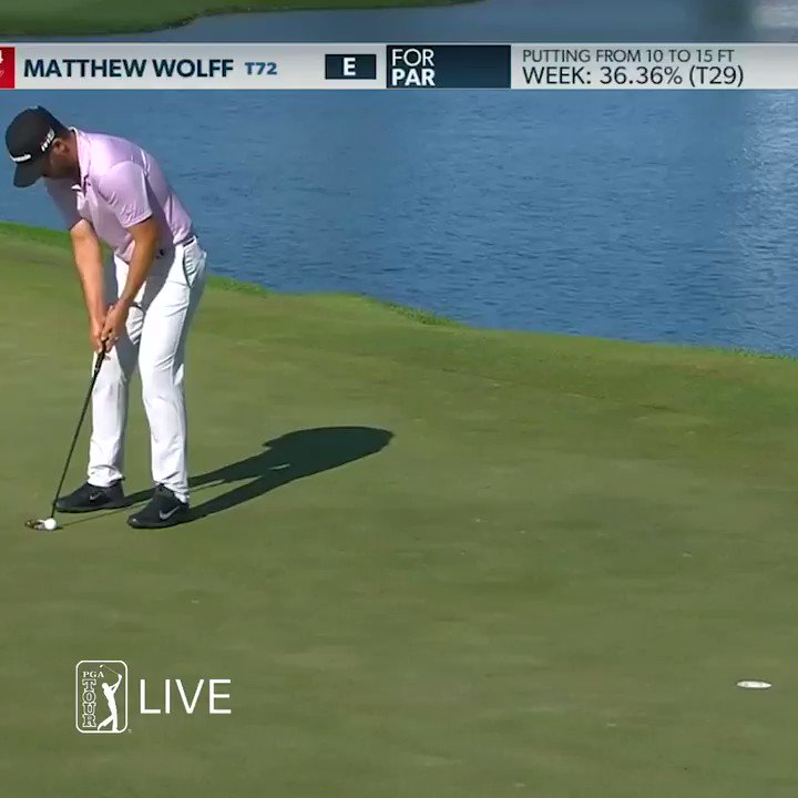 Rising star @Matthew_Wolff5 is projected 74th in the #FedExCup standings right now.
The top-70 players make it to Chicago.
Wolff needs a big Sunday @TheNTGolf.
This par save will help. https://t.co/KikY4mG7Ty