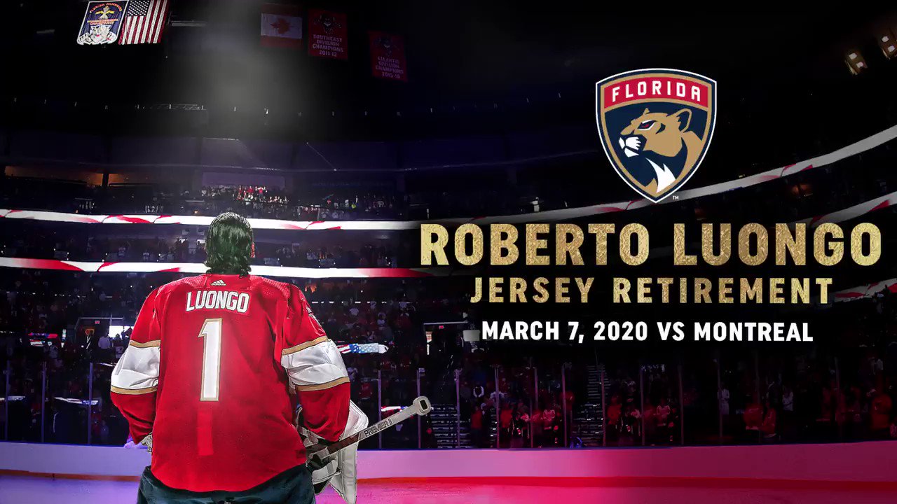 Florida Panthers goaltender Roberto Luongo retires from the NHL