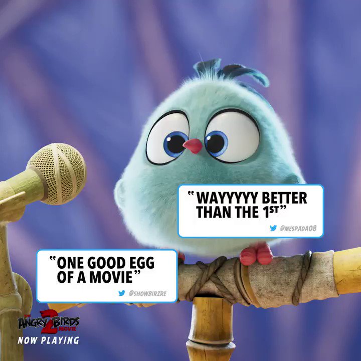 The Angry Birds Movie 2 (@AngryBirdsMovie) on Twitter photo 2019-08-16 00:03:05 Audiences can’t stop tweeting the love for The #AngryBirdsMovie2! Don’t miss out on the “Best. Time. Ever.” in theaters now! Audiences can’t stop tweeting the love for The #AngryBirdsMovie2! Don’t miss out on the “Best. Time. Ever.” in theaters now!