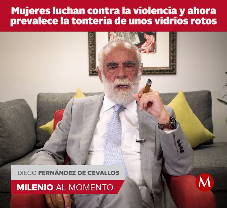 #MILENIOAlMomento | "Nada debe impedir que de una vez por todas, unidos sociedad y gobierno, enfrentemos a los criminales que maltratan a las mujeres, porque mientras haya impunidad viviremos el horror contra hijas, esposas y madres"La opinión de Diego Fernández de Cevallos