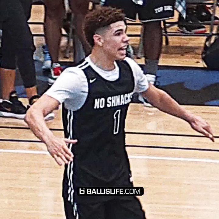 RT @Ballislife: LaMelo Ball scored 11 points in 45 seconds including the buzzer beater @DrewLeague! HBD @MeloD1P https://t.co/FaBAZgJ4ky