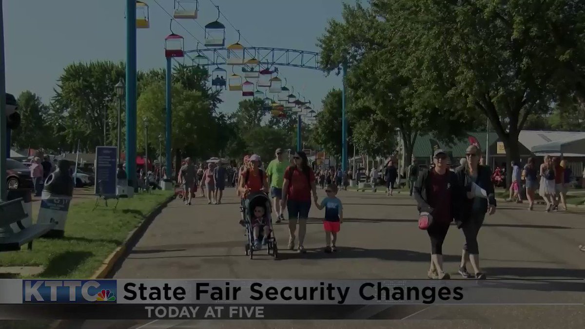 COMING UP AT 5: The first day of the Minnesota State Fair brings new sites, sounds and new security measures. Plus, our Weather Authority forecast takes a look at the comfortable conditions continuing through the next several days. https://t.co/jdPG82I9Pm https://t.co/EcXJWeeBij
