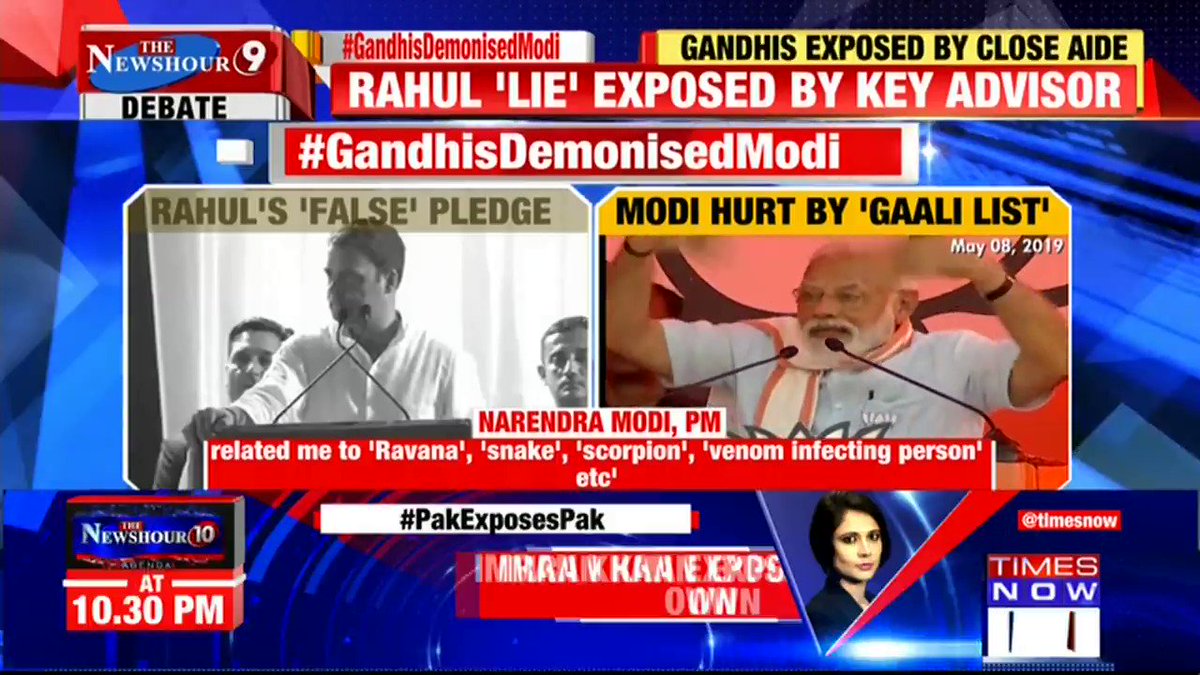 Madhavdas G asks the LEGITIMATE QUESTION on @thenewshour. | Tweet with #GandhisDemonisedModi