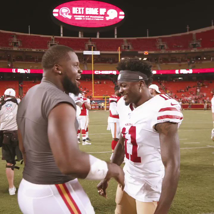 RT @Chiefs: Best of luck this season, @49ers! https://t.co/cgLYERXIdp