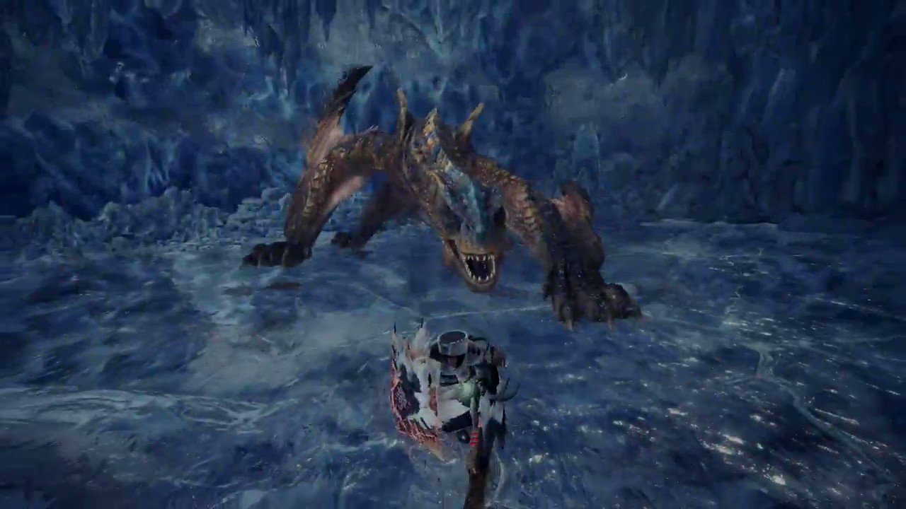 モンスターハンターワールド アイスボーン公式 武器指南動画 チャージアックス編 斧強化状態中の攻撃への連携は 剣モード中のガードリアクション後の強化撃ちを起点とするのも手だ 強化撃ちを起点として 一気に形勢を逆転していけるので剣モードの機動力