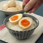 ご飯が進んで止まらない!？「旨辛にんにくみそ味玉」の作り方!