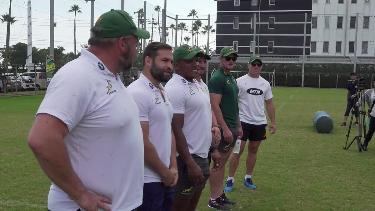 SuperSport ππ (@SuperSportTV) on Twitter photo 2019-09-11 13:00:00 The @Springboks have immersed themselves with the rugby people and culture of Japan. Some of the players and coaches put on a coaching clinic for the youngsters at the Bank Rugby Ground in Kagashima, focusing on skills, the breakdown and attacking play π #StrongerTogether The @Springboks have immersed themselves with the rugby people and culture of Japan. Some of the players and coaches put on a coaching clinic for the youngsters at the Bank Rugby Ground in Kagashima, focusing on skills, the breakdown and attacking play π #StrongerTogether