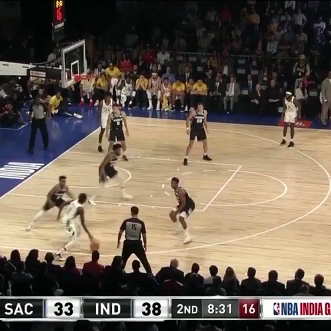 The Holiday bros propel the @Pacers to victory in Mumbai!
@The_4th_Holiday: 16 PTS
@JustHolla7: 14 PTS, 5 REB
#NBAIndiaGames #NBAPreseason