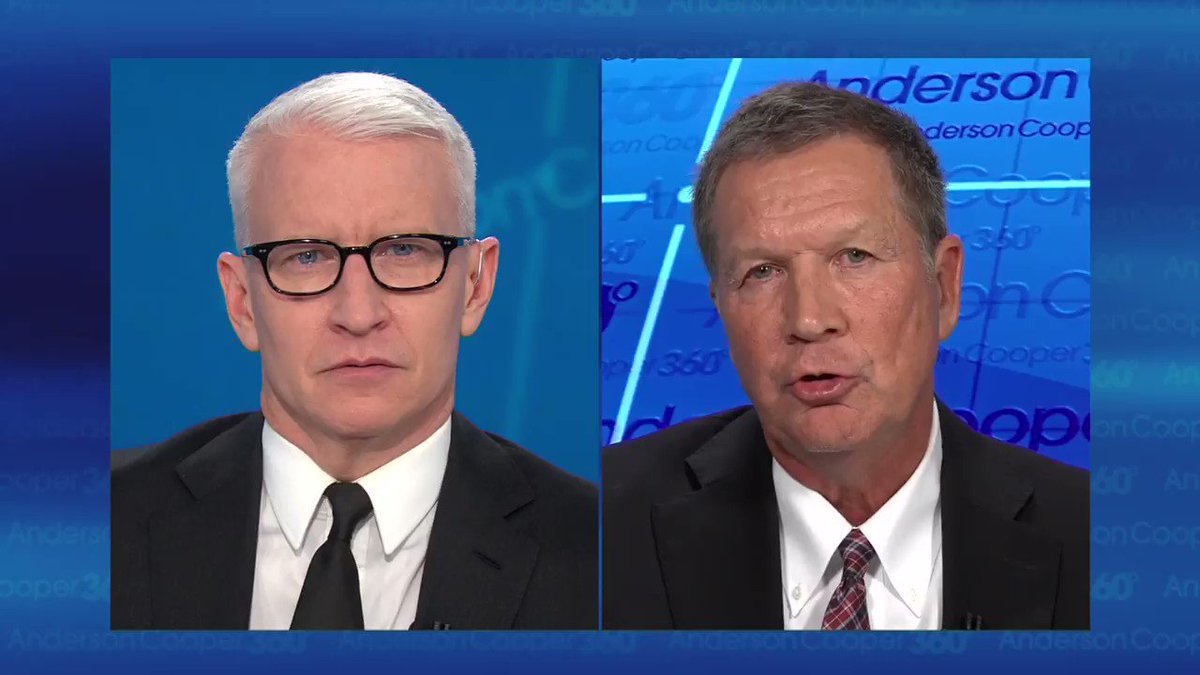 John Kasich: "Trump made a terrible call. It needs to be investigated. I fully support the impeachment inquiry."