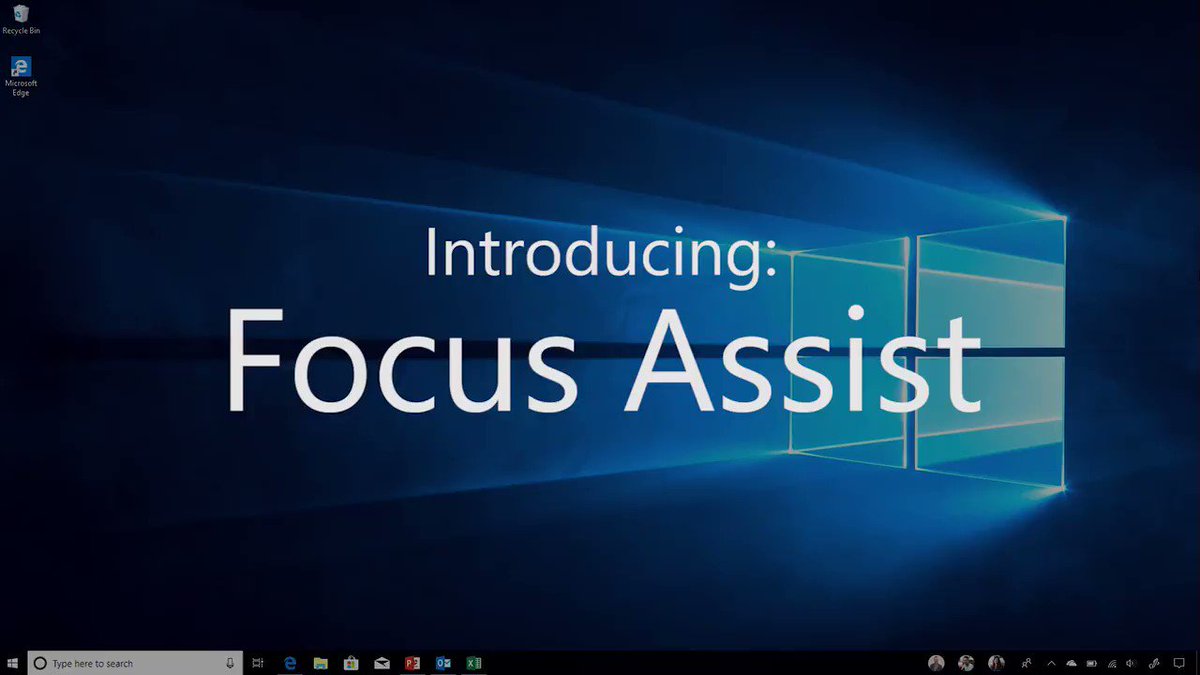 Get in the zone -- and stay there. Remove distractions from notifications with Focus Assist. http://msft.social/mxDALd