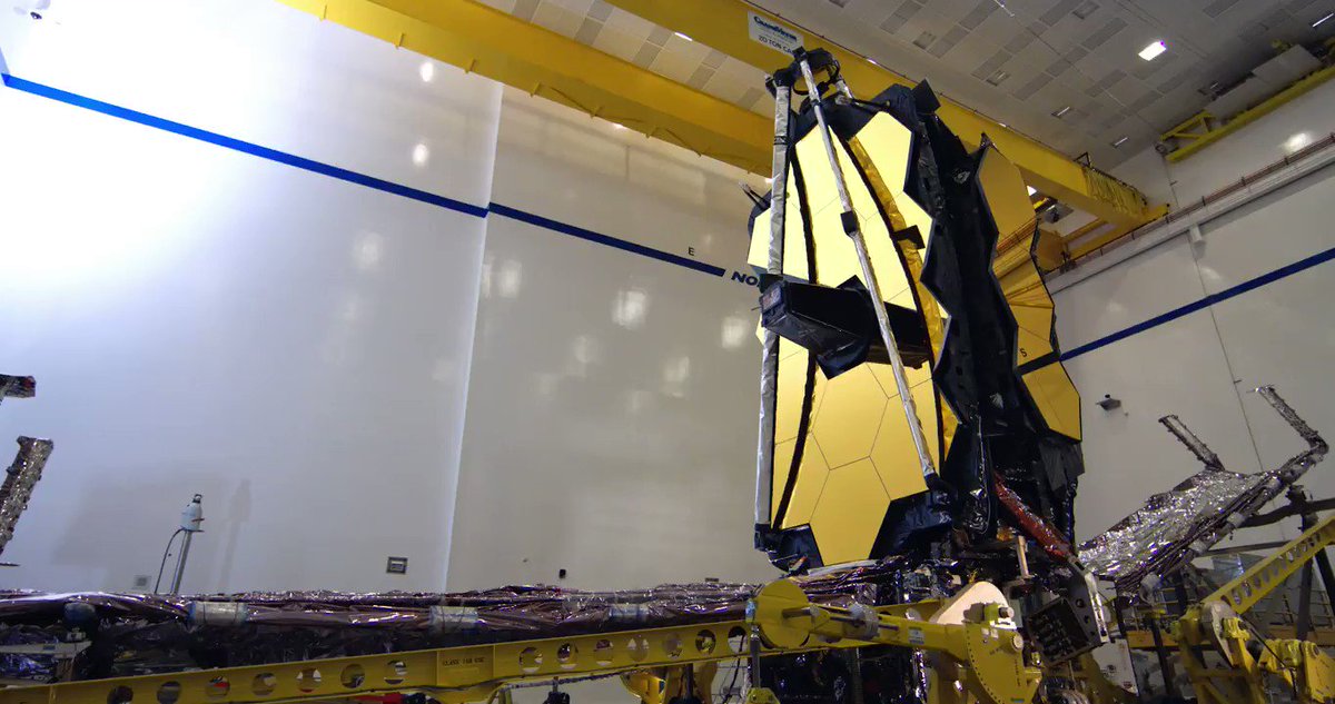 just talkin (@tocbox) on Twitter photo 2019-10-13 19:36:12 A new look at a recent milestone for the most powerful and complex space science telescope ever created! 🎦 Watch as the two halves of @NASAWebb are mechanically and electronically connected at @northropgrummans facilities: go.nasa.gov/2onnxRT A new look at a recent milestone for the most powerful and complex space science telescope ever created! 🎦 Watch as the two halves of @NASAWebb are mechanically and electronically connected at @northropgrummans facilities: go.nasa.gov/2onnxRT