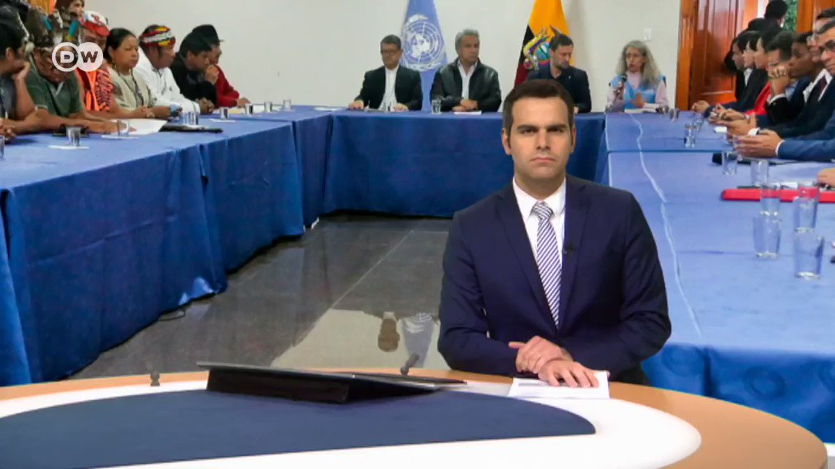 #EcuadorEnCrisis Jornada clave en Ecuador“Hemos visto un ejemplo de civismo de este país (...) un ejemplo al mundo”Nos da su reporte @JennyPerezTV a la espera de que se reanude la mesa de diálogo entre las tres principales organizaciones indígenas y el Ejecutivo. /mpw