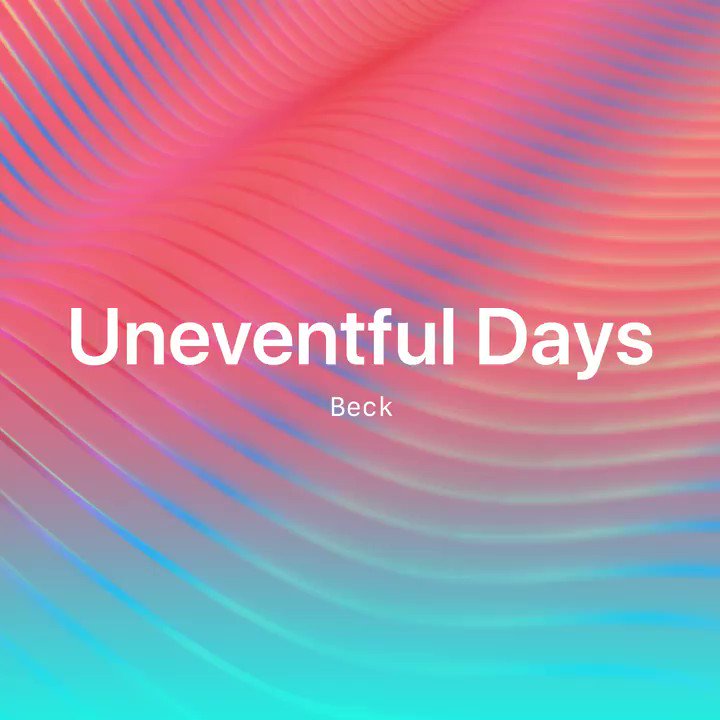 New music from @beck is here. Listen to #UneventfulDays from his upcoming album #Hyperspace now on the #NewMusicDaily playlist: http://apple.co/NewMusicDaily