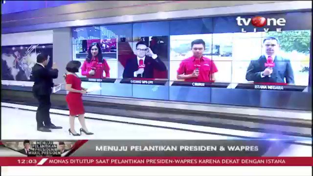 Bagaimana persiapan menuju pelantikan Presiden & Wapres di Gedung DPR & MPR RI?Pelantikan akan berlangsung pukul 14.30 WIB.Saksikan Kabar Khusus: Menuju Pelantikan Presiden dan Wakil Presiden hanya di tvOne #tvOneNews #KabarKhusustvOne #PelantikanPresidendanWapres