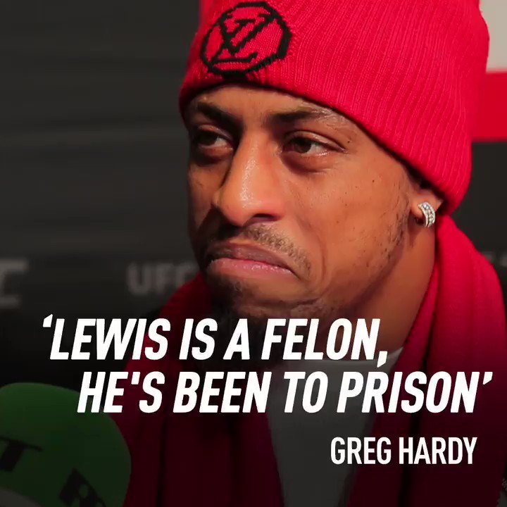 'He's a felon, he's been to prison'
Greg Hardy fires back at Derrick Lewis for saying he makes the UFC look bad
@Thebeast_ufc @GregHardyJr