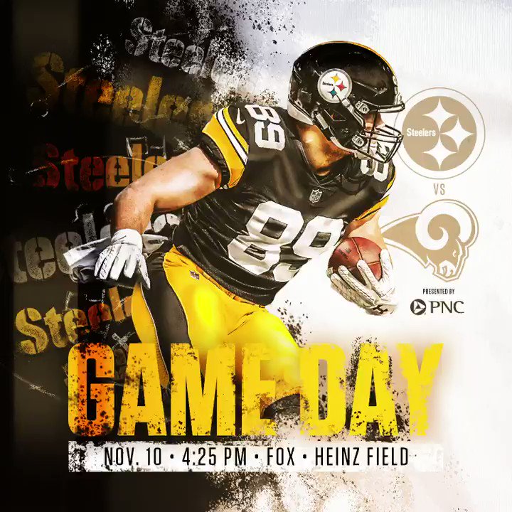 Pittsburgh Steelers (@steelers) on Twitter photo 2019-11-10 14:20:00 GAME DAY‼️ #HereWeGo | @PNCBank GAME DAY‼️ #HereWeGo | @PNCBank